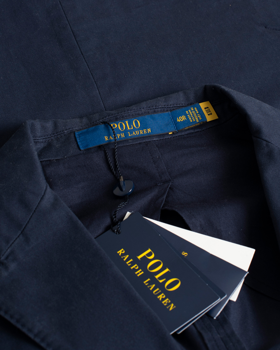 Men | Blazers | Pre-owned | Polo Ralph Lauren Cotton Stretch Sportcoat Nautical Ink