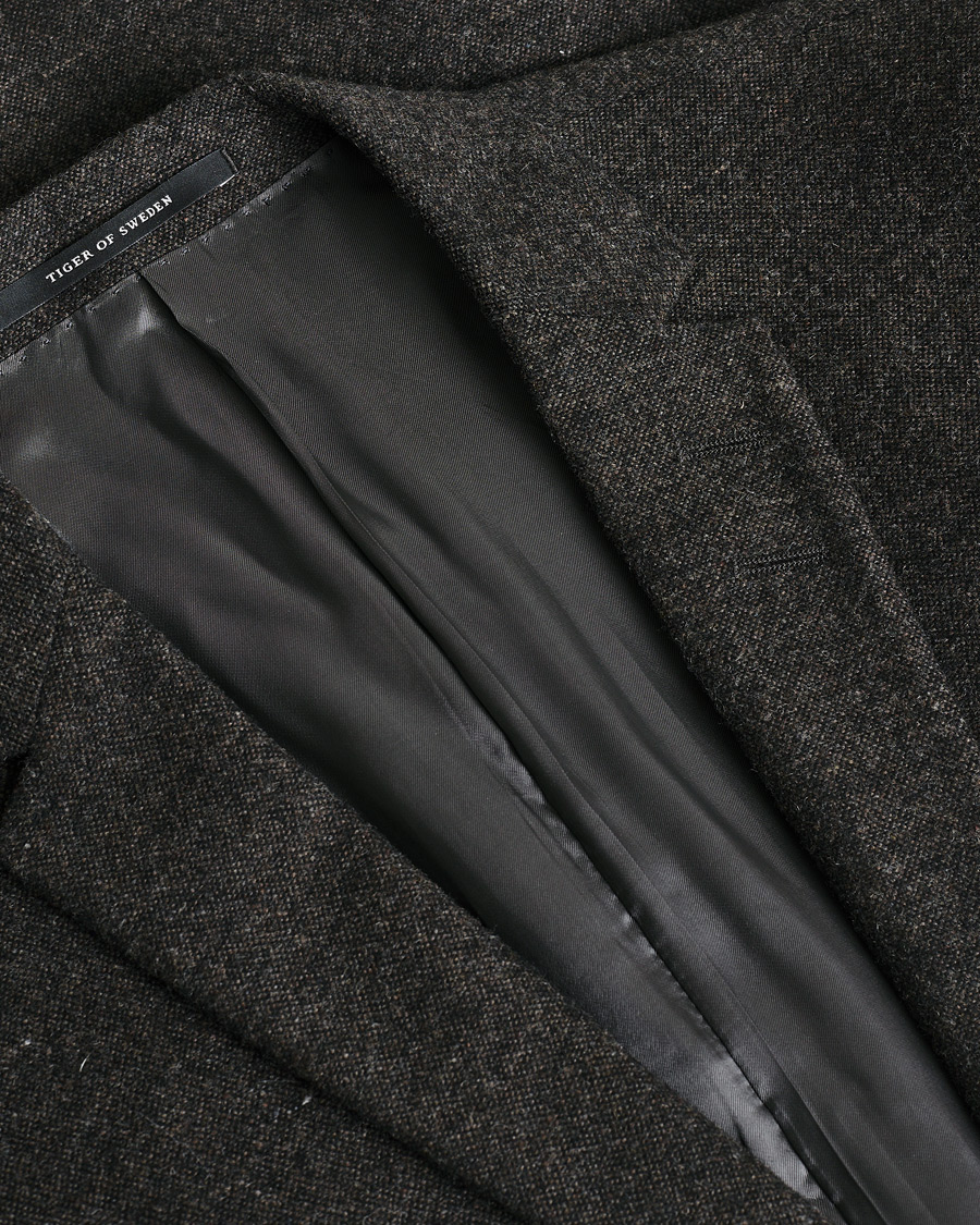 Men | Pre-owned Blazers | Pre-owned | Tiger of Sweden Wool Flannel Blazer Brown 46