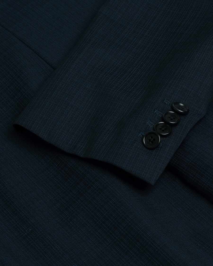 Men | Blazers | Pre-owned | Gaiola Napoli Single Breasted Wool Suit Navy 50