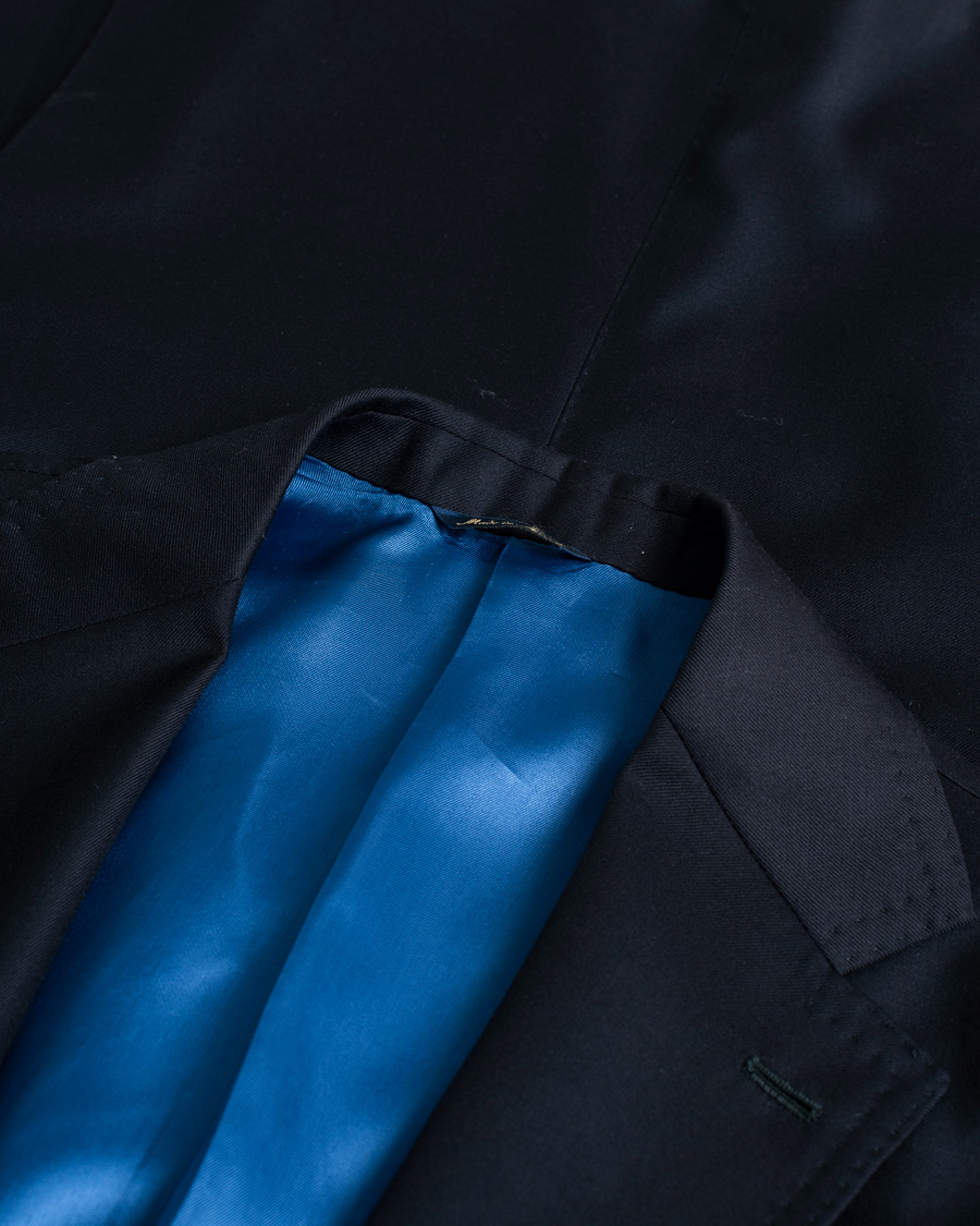 Men | Pre-owned Blazers | Pre-owned | Gabo Napoli Navy Wool Blazer 52