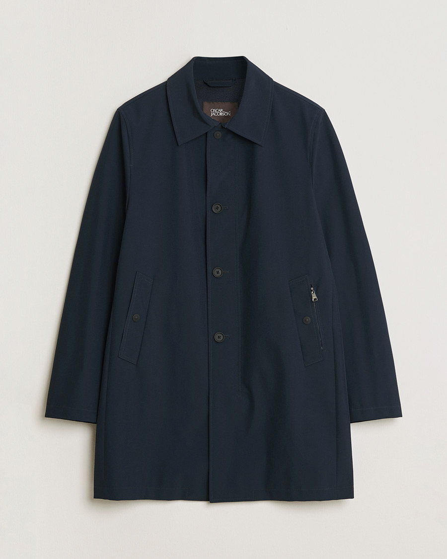 Men | Oscar Jacobson Johnson Coat Navy 50 | Pre-owned | Oscar Jacobson Johnson Coat Navy 50