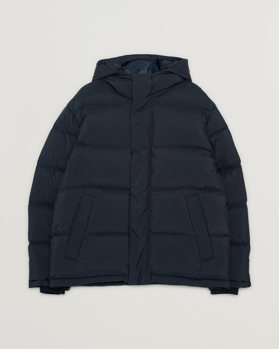 Men | Coats & Jackets | Pre-owned | NN07 Matthew Padded Down Jacket Navy Blue