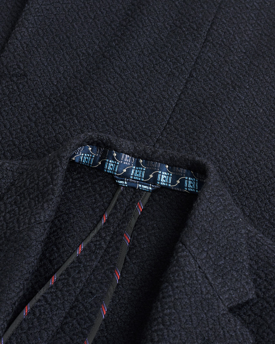 Men | Etro Jacquard Jersey Blazer Navy 52 | Pre-owned | Etro Jacquard Jersey Blazer Navy 52