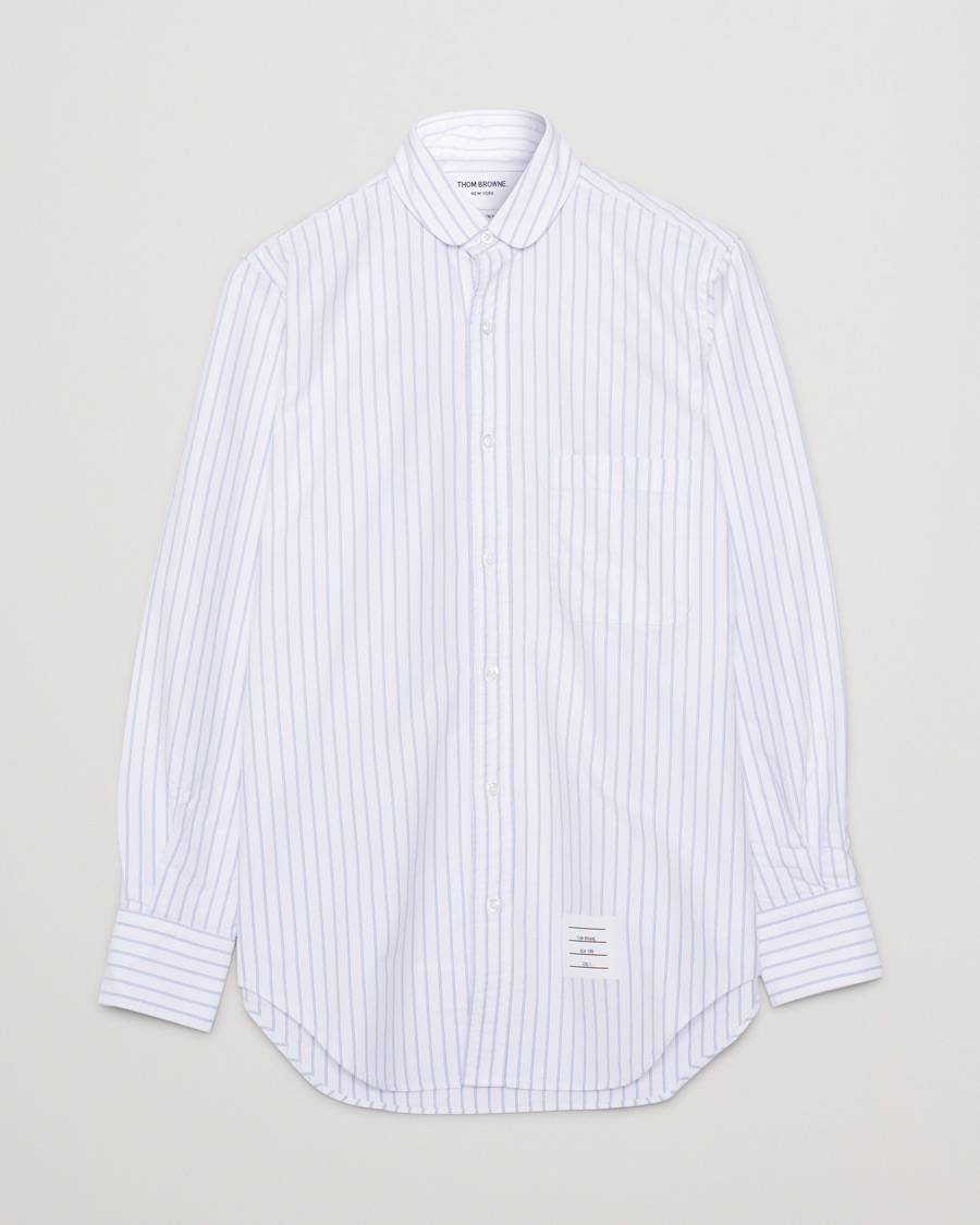Men | Shirts | Pre-owned | Thom Browne Oxford Pinstripe Shirt Light Blue
