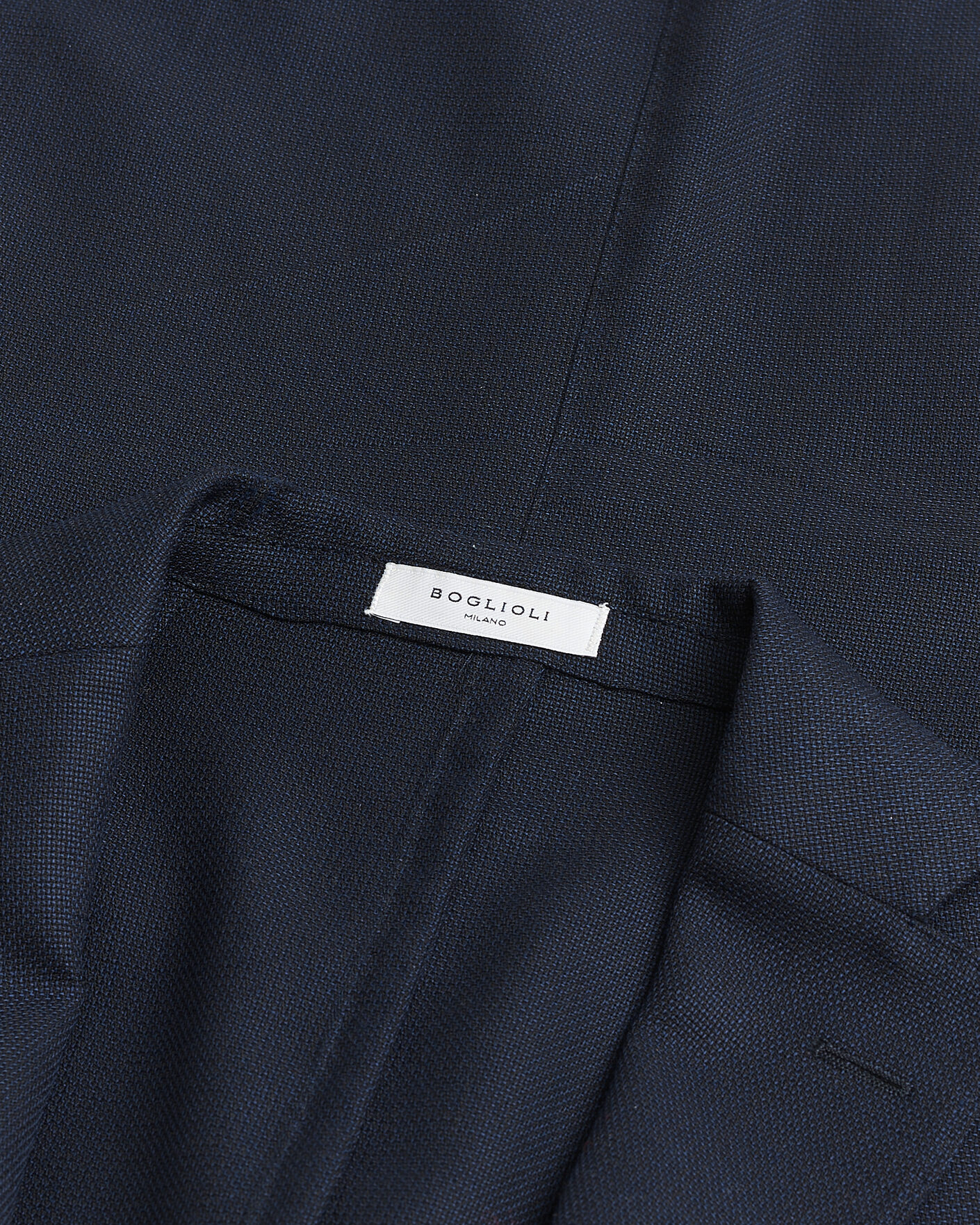 Men | Pre-owned Blazers | Pre-owned | Boglioli K Jacket Wool Hopsack Blazer Navy 50