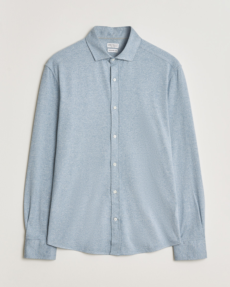 Men | Pre-owned Shirts | Pre-owned | Brunello Cucinelli Lightweight Jersey Shirt Light Blue L