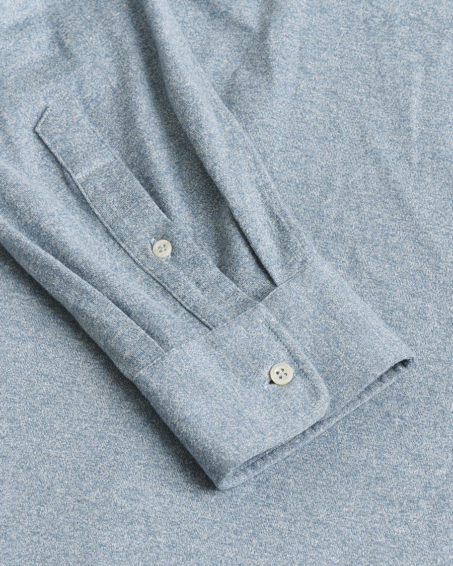 Men | Brunello Cucinelli Lightweight Jersey Shirt Light Blue L | Pre-owned | Brunello Cucinelli Lightweight Jersey Shirt Light Blue L