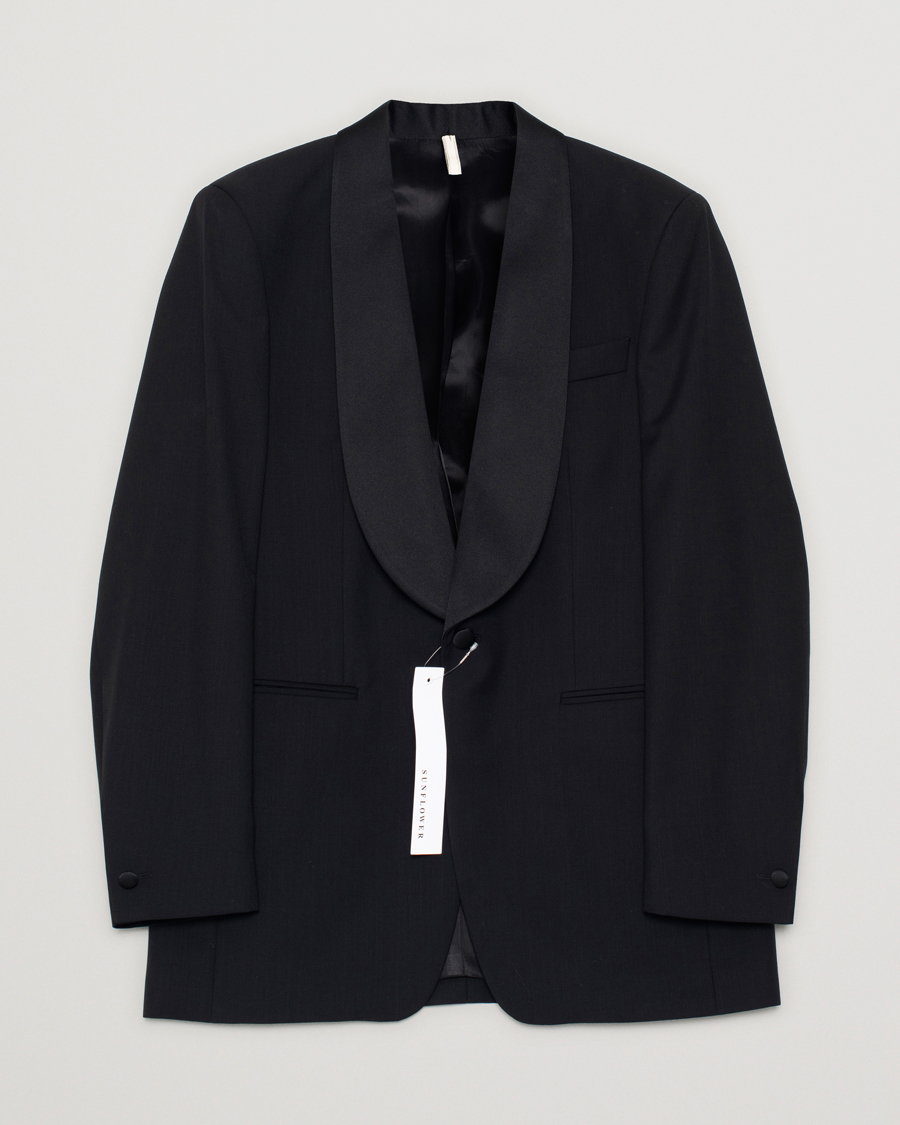 Men | Blazers | Pre-owned | Sunflower Shawl Collar Tuxedo Jacket Black