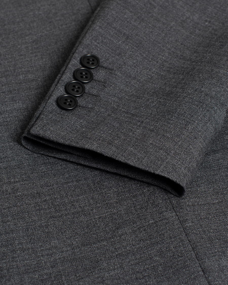 Men | Blazers | Pre-owned | Sunflower Single Breasted Wool Blazer Antracite