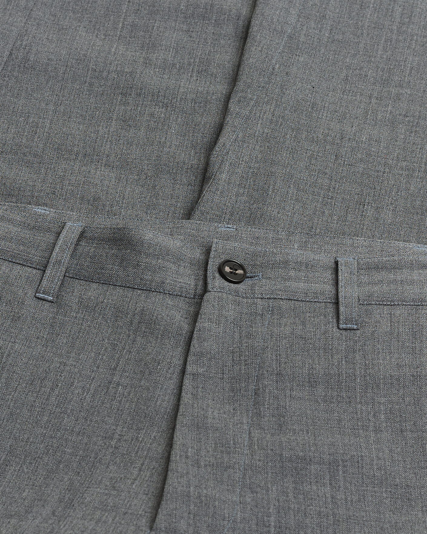 Men | Pre-owned Trousers | Pre-owned | Sunflower Wide Twist Wool Trousers Grey Melange 48