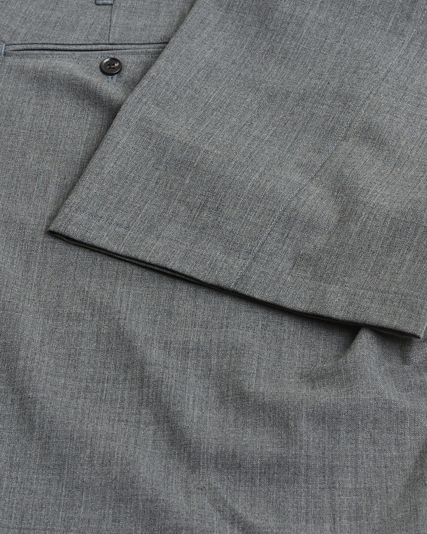 Men | Pre-owned Trousers | Pre-owned | Sunflower Wide Twist Wool Trousers Grey Melange 48