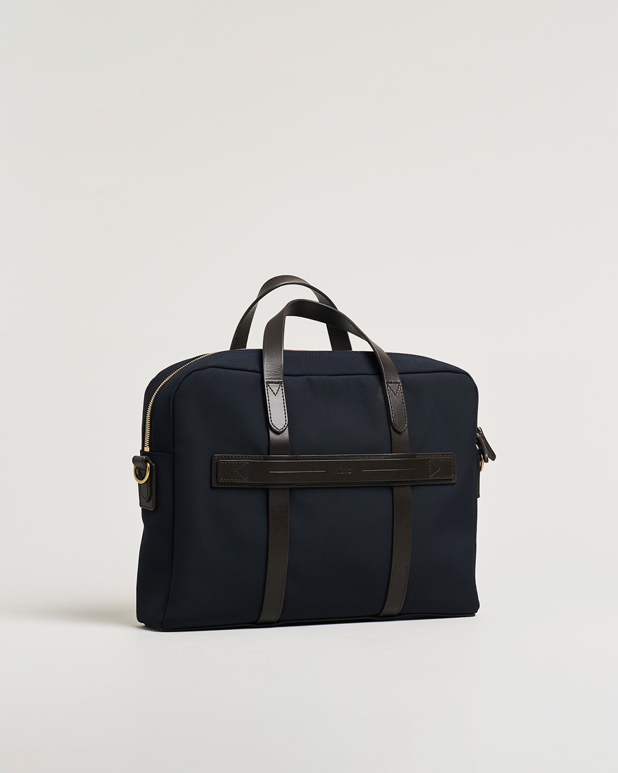 Men | Pre-owned Accessories | Pre-owned | Mismo M/S Aspire Briefcase Navy/Dark Brown