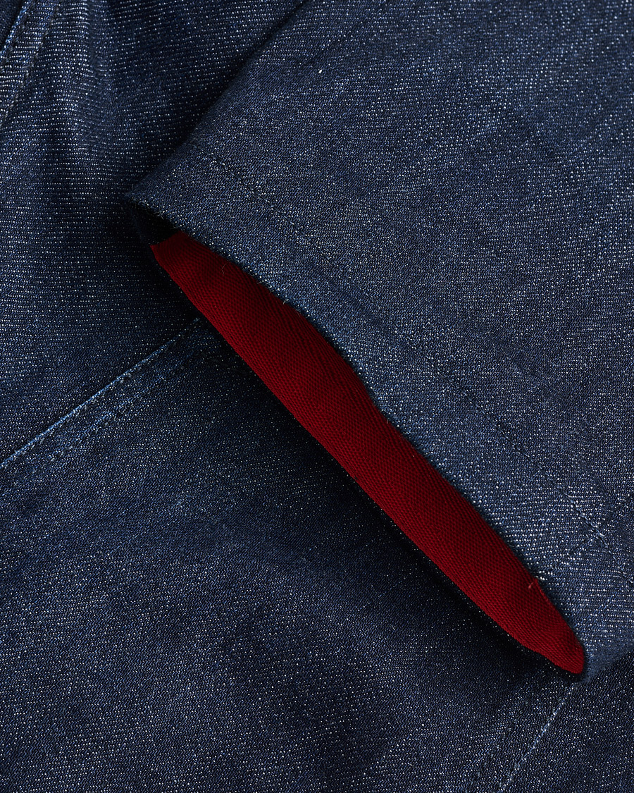 Men | Pre-owned Jeans | Pre-owned | Kiton Slim Fit Stretch Jeans Dark Blue Wash W32