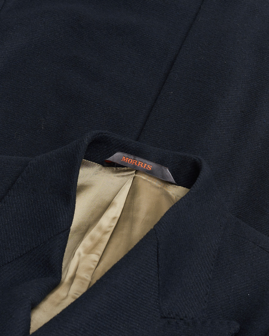 Men | Pre-owned Coats & Jackets | Pre-owned | Morris Double Breasted Wool Coat Navy 48