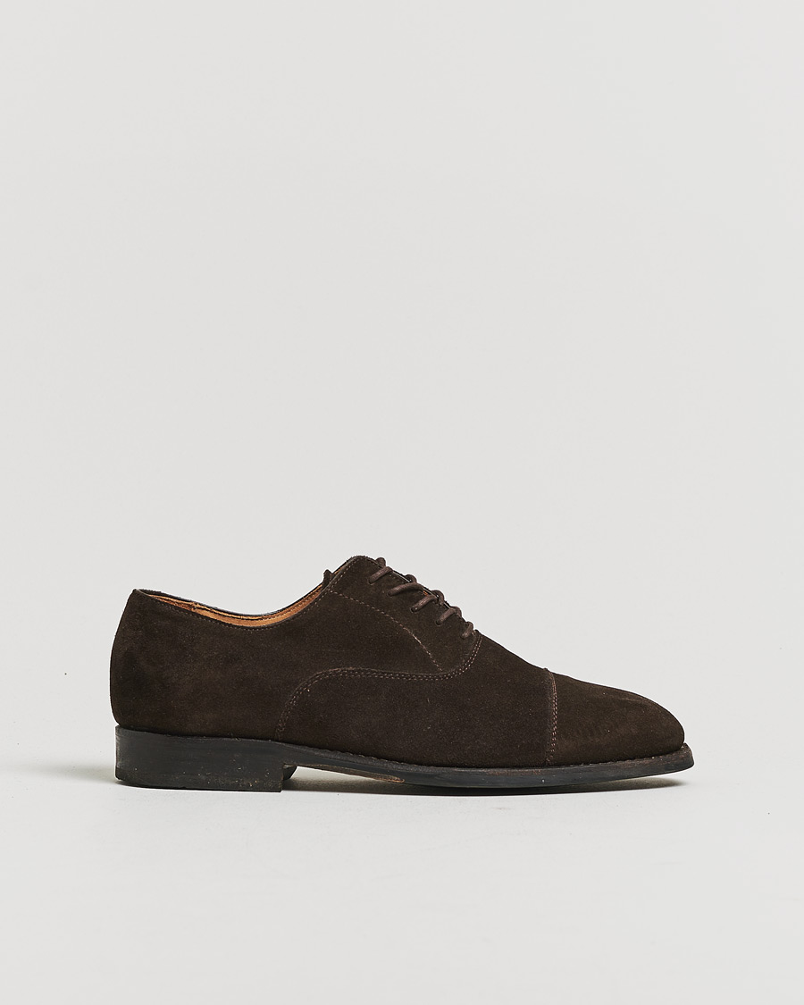 Men | Pre-owned Welted shoes | Pre-owned | Myrqvist Äppelviken Oxford Dark Brown Suede UK6 - EU40
