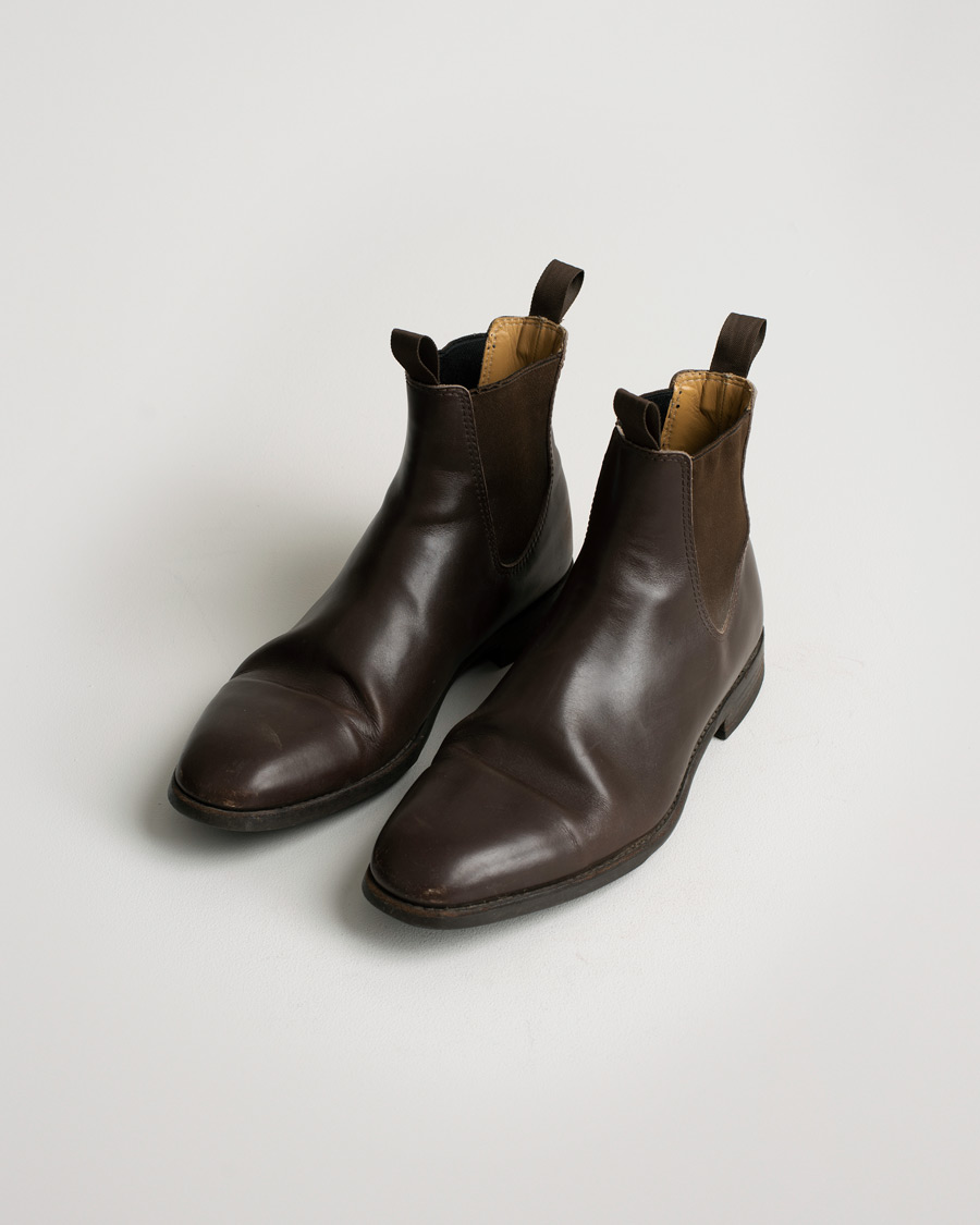 Men | Myrqvist Granhult Chelsea Boot Dark Brown Calf UK9,5 - EU43 | Pre-owned | Myrqvist Granhult Chelsea Boot Dark Brown Calf UK9,5 - EU43
