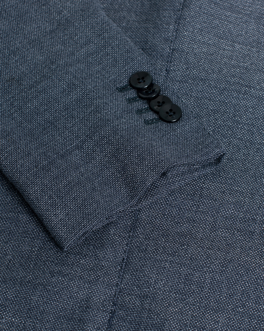 Men | Boglioli K Jacket Wool Hopsack Blazer Grey 52 | Pre-owned | Boglioli K Jacket Wool Hopsack Blazer Grey 52
