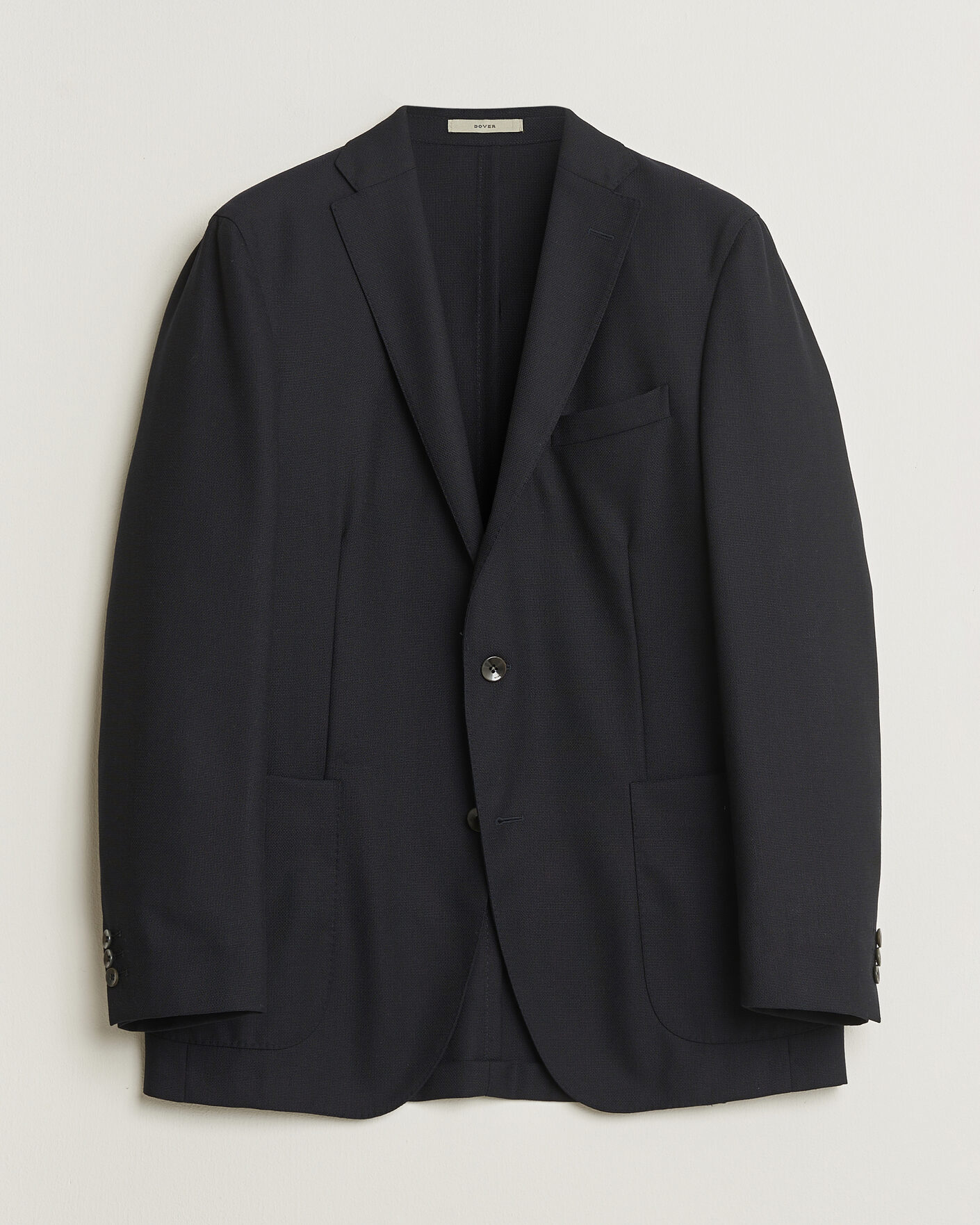Men | Pre-owned Blazers | Pre-owned | Boglioli Dover Wool Hopsack Blazer Black 52