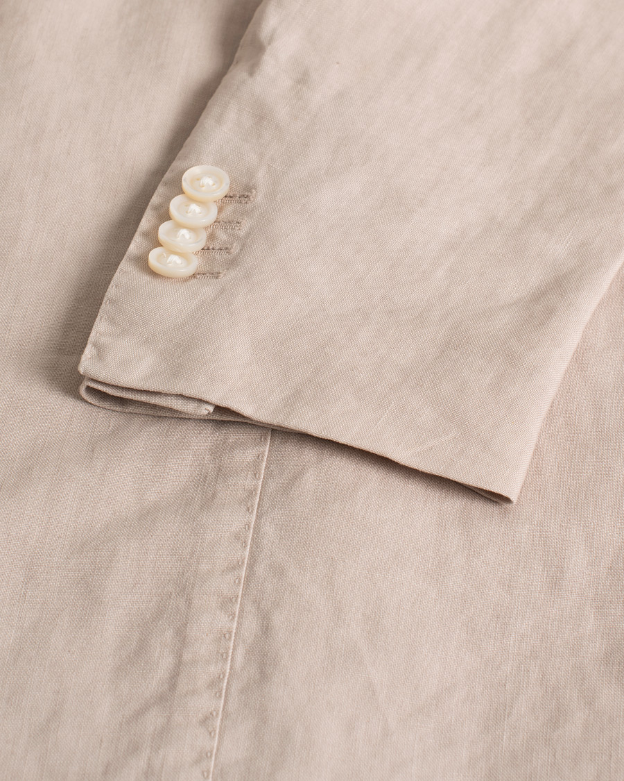 Men | Blazers | Pre-owned | Boglioli K Jacket Linen Blazer Light Beige
