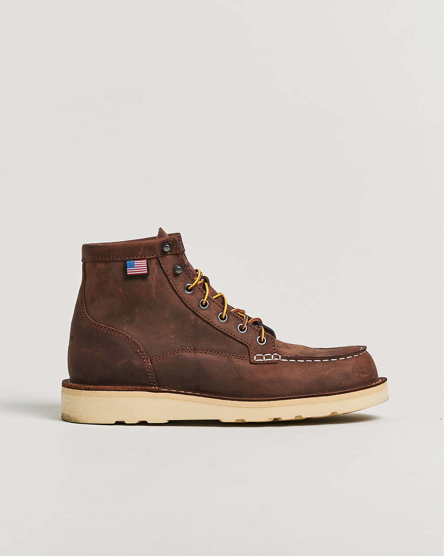 Men | Danner Bull Run Leather Moc Toe Boot Brown US9 - EU43 | Pre-owned | Danner Bull Run Leather Moc Toe Boot Brown US9 - EU43
