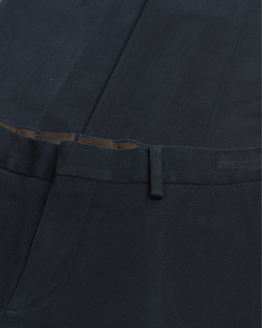 Men | Pre-owned Trousers | Pre-owned | Ermenegildo Zegna Cotton Winter Chino Navy 52