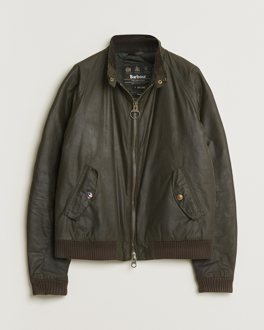 Men | Pre-owned Coats & Jackets | Pre-owned | Barbour International Steve McQueen Merchant Jacket Olive L