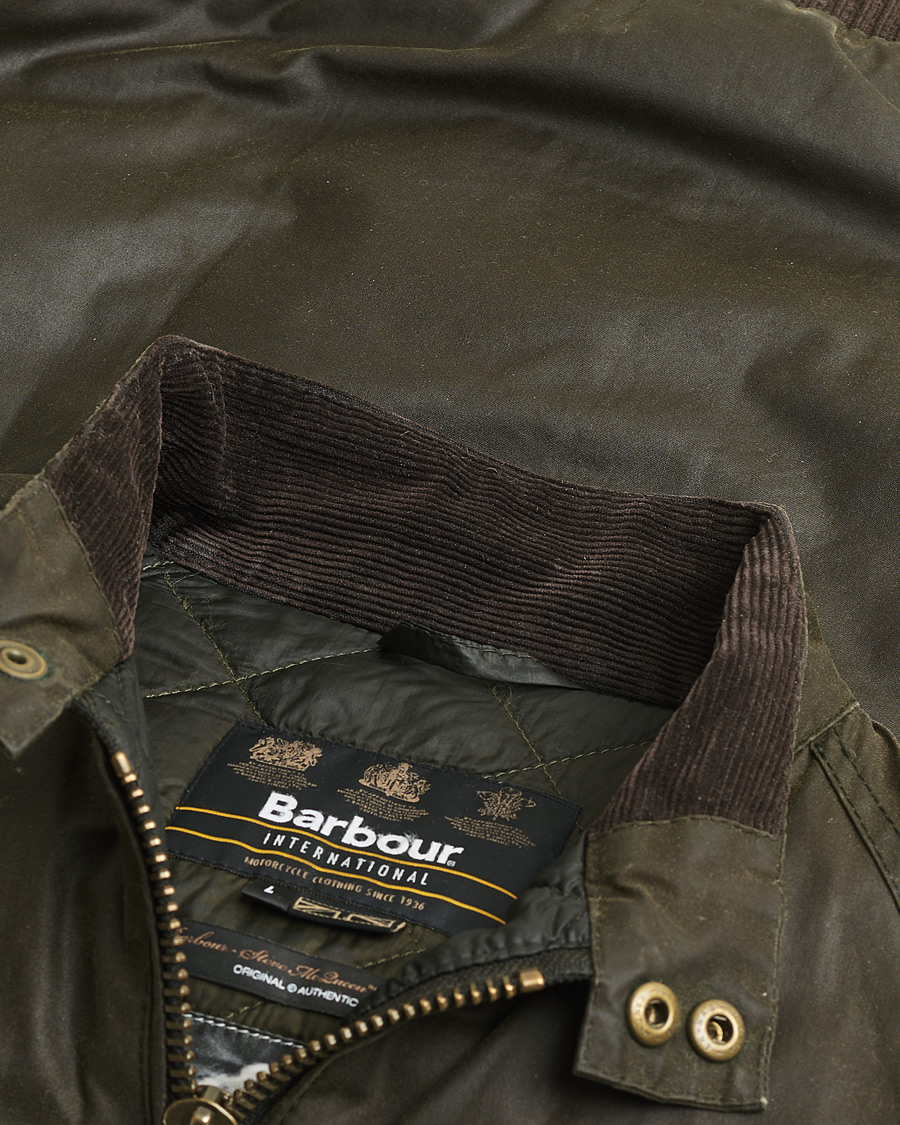 Men | Pre-owned Coats & Jackets | Pre-owned | Barbour International Steve McQueen Merchant Jacket Olive L