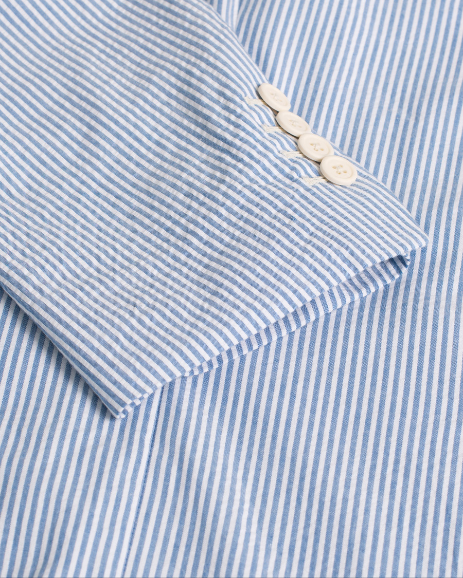 Men | Blazers | Pre-owned | Polo Ralph Lauren Seersucker Sportcoat Bright Blue