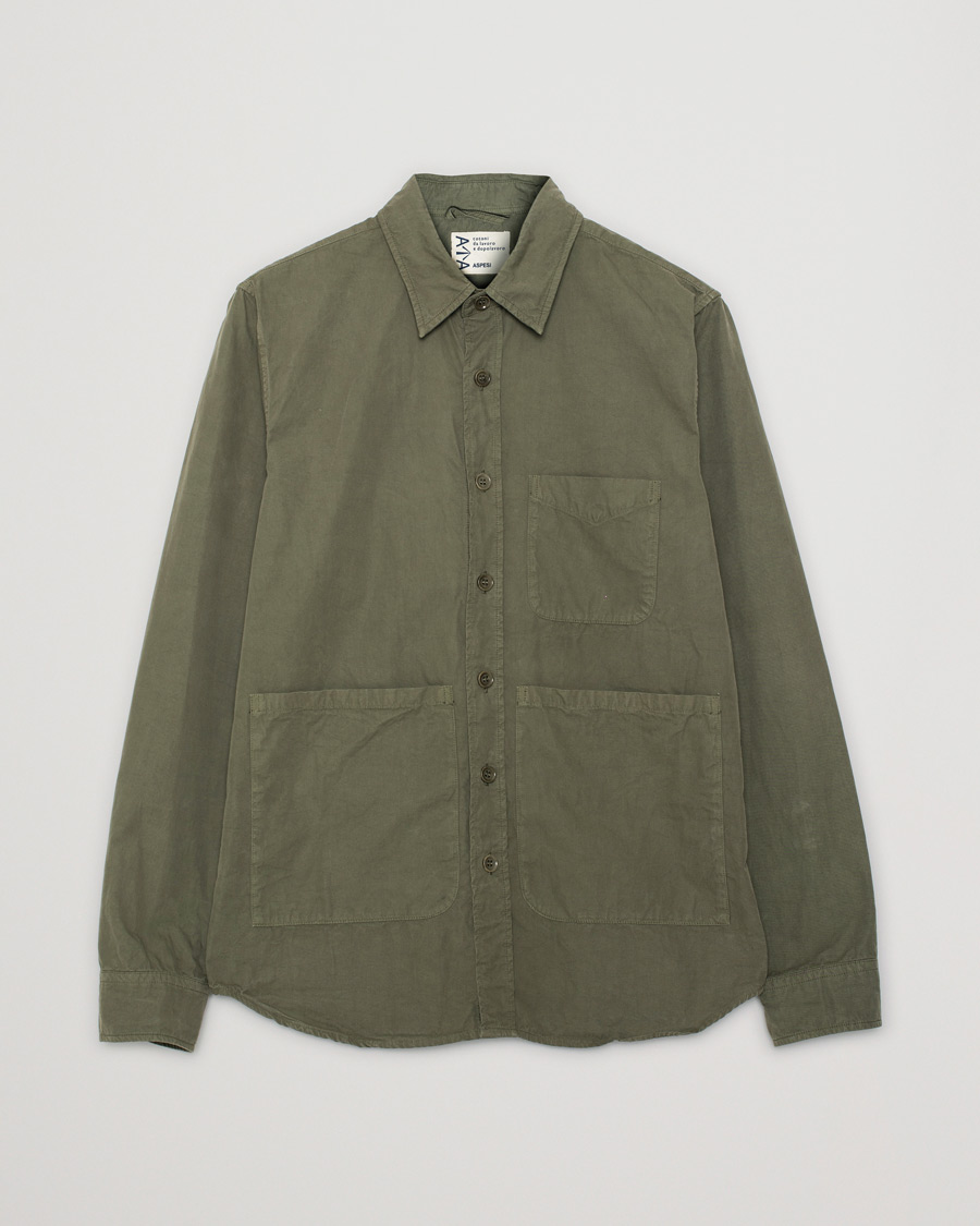 Men | Coats & Jackets | Pre-owned | Aspesi Utility Shirt Jacket Military