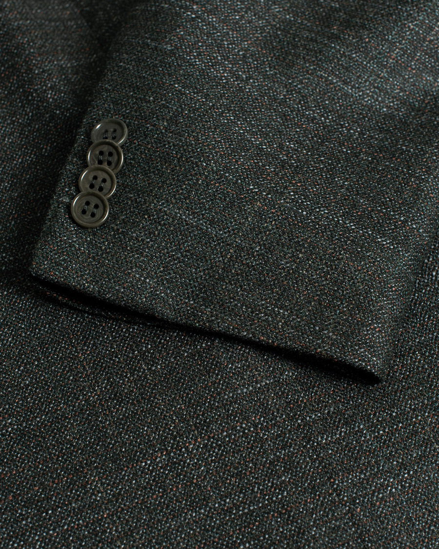 Men | Blazers | Pre-owned | Canali Silk/Cashmere Blazer Green Melange 50