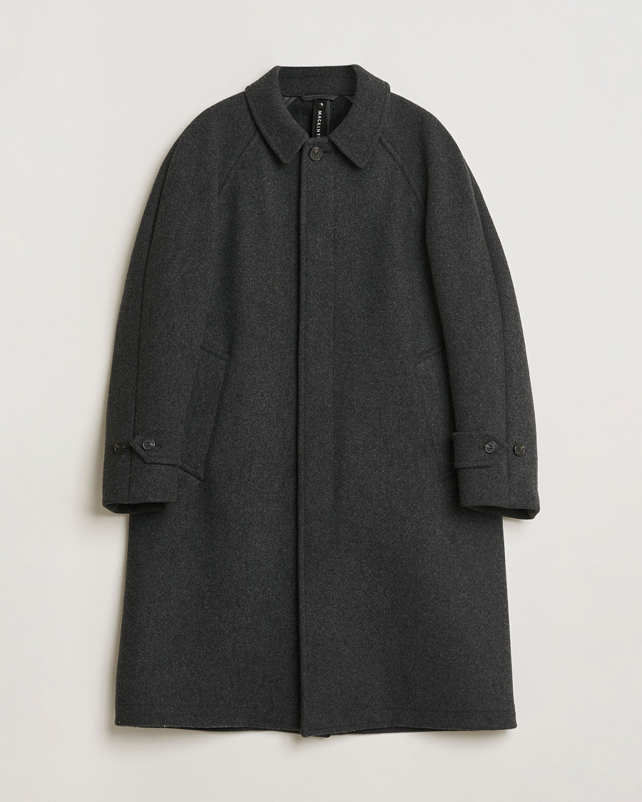 Men | Pre-owned Coats & Jackets | Pre-owned | Mackintosh Boston Wool Overcoat Grey M