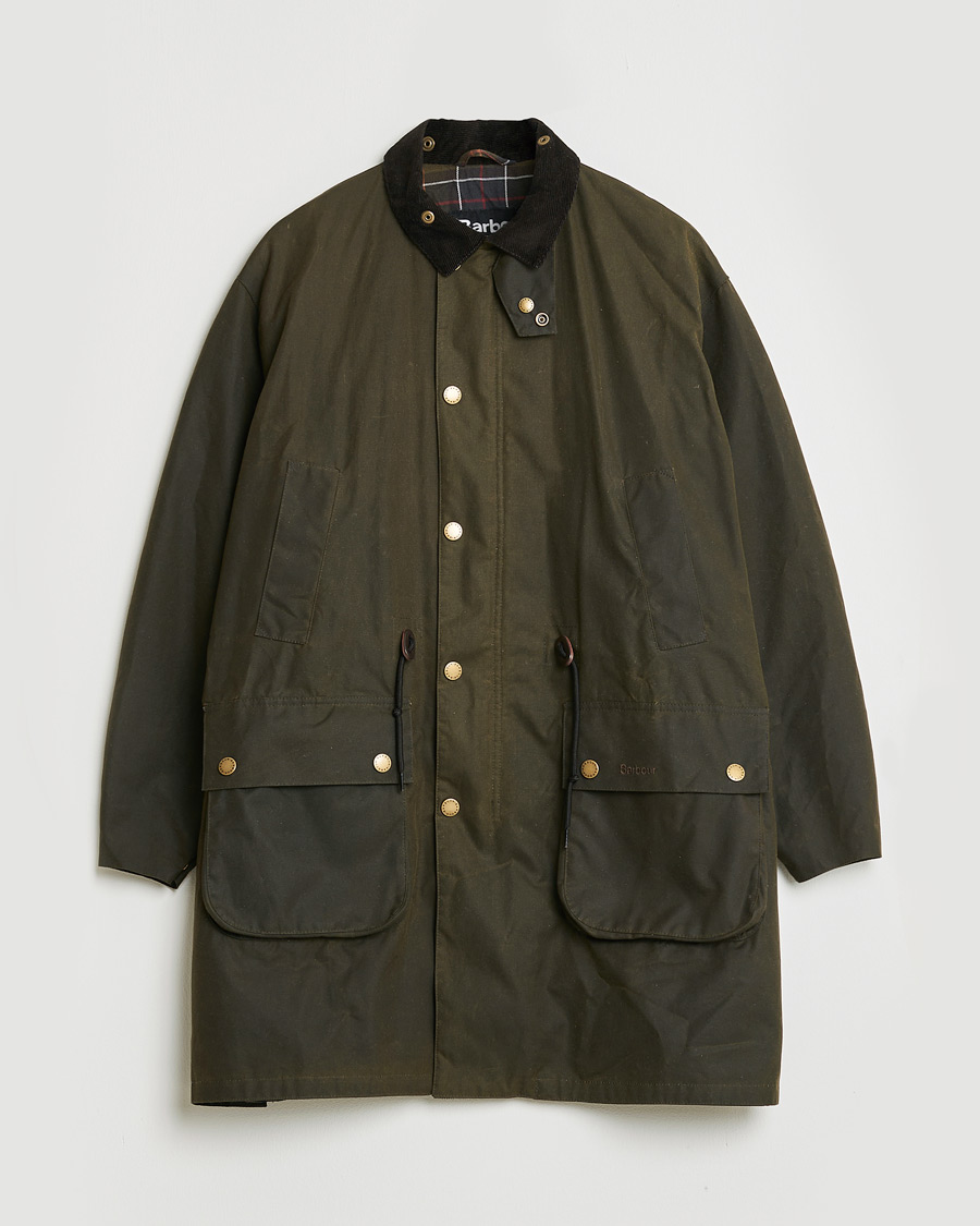 Men | Barbour Heritage Bedale Wax Trench Coat Olive M | Pre-owned | Barbour Heritage Bedale Wax Trench Coat Olive M