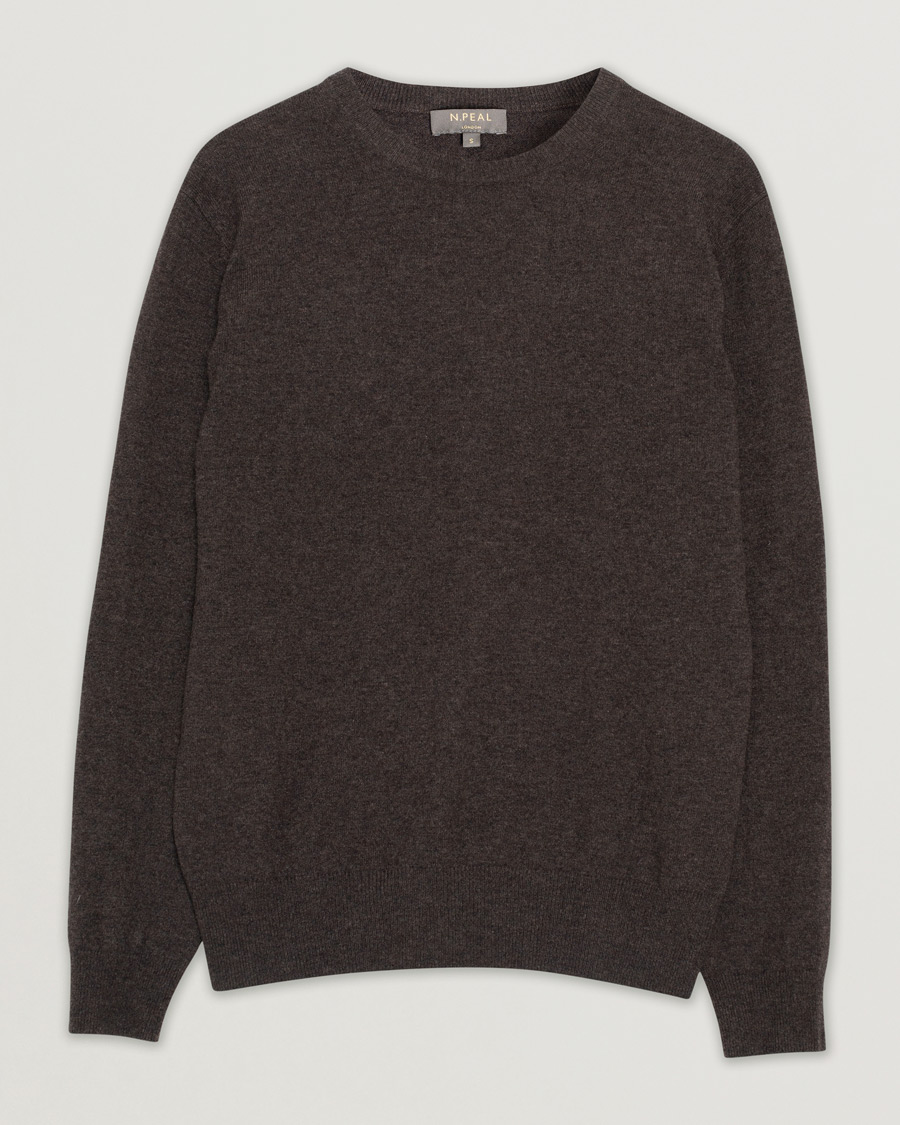 Men | Sweaters & Knitwear | Pre-owned | N. Peal Cashmere Knit Crew Neck Brown S