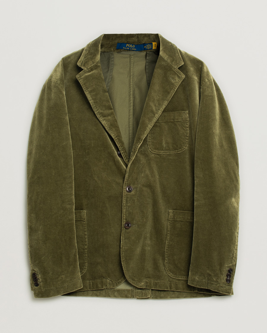 Men | Blazers | Pre-owned | Polo Ralph Lauren Corduroy Stretch Blazer Country Olive