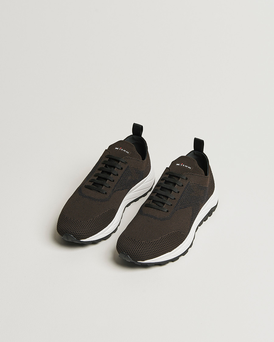 Men | Pre-owned Shoes | Pre-owned | Kiton Running Sneakers Dark Brown 43