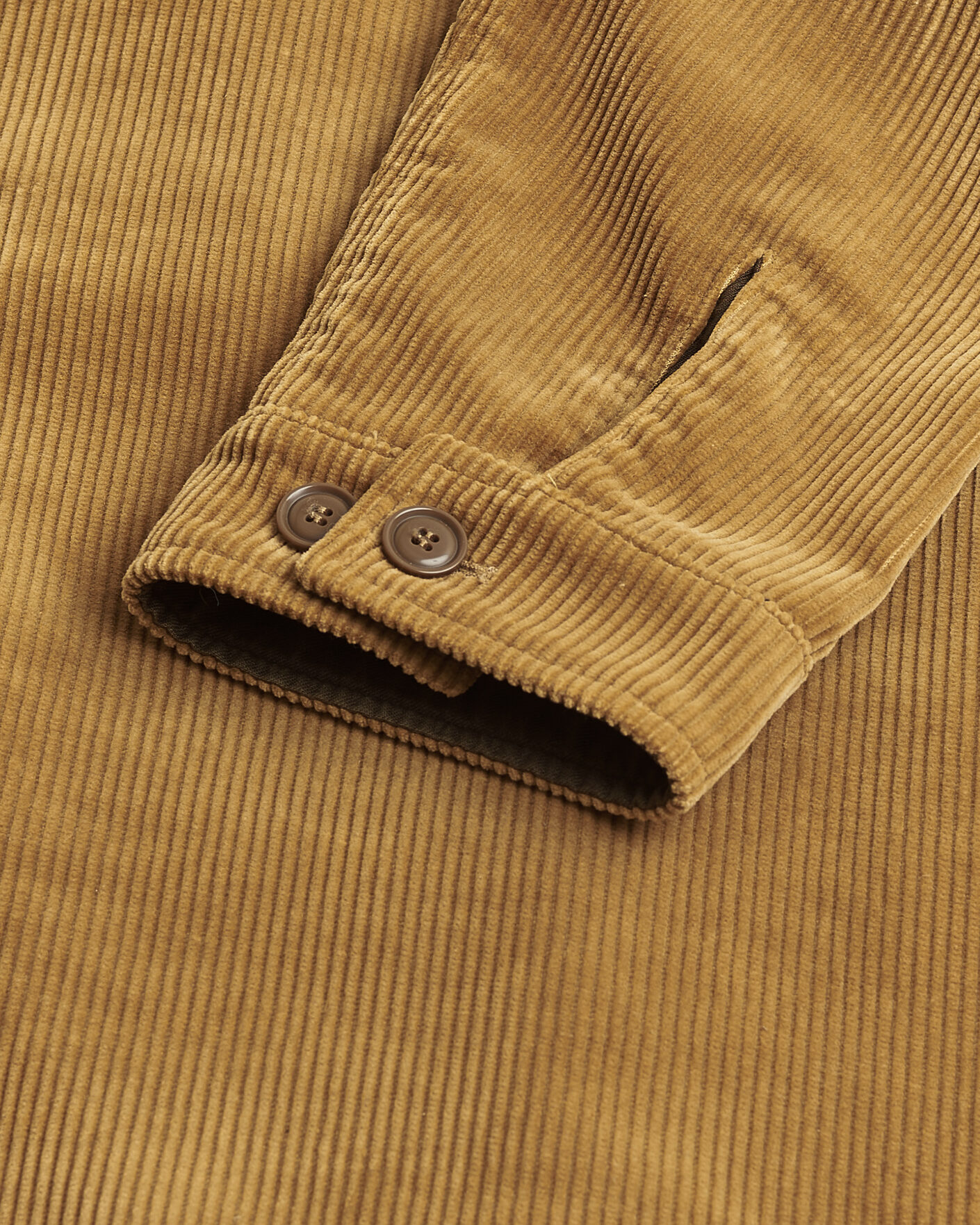 Men | Pre-owned Coats & Jackets | Pre-owned | Aspesi Corduroy Cotton Shirt Jacket Tan L