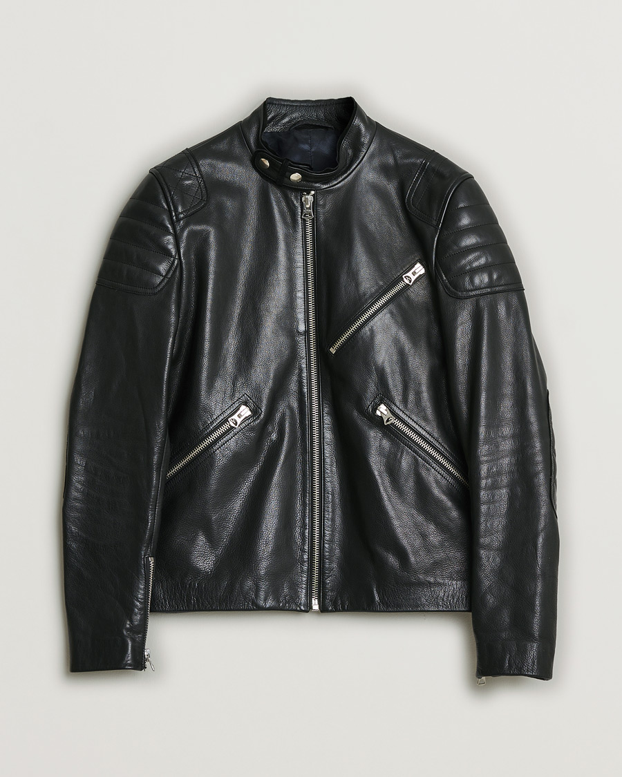 Men | Pre-owned Coats & Jackets | Pre-owned | Acne Studios Oliver Leather Jacket Black 48