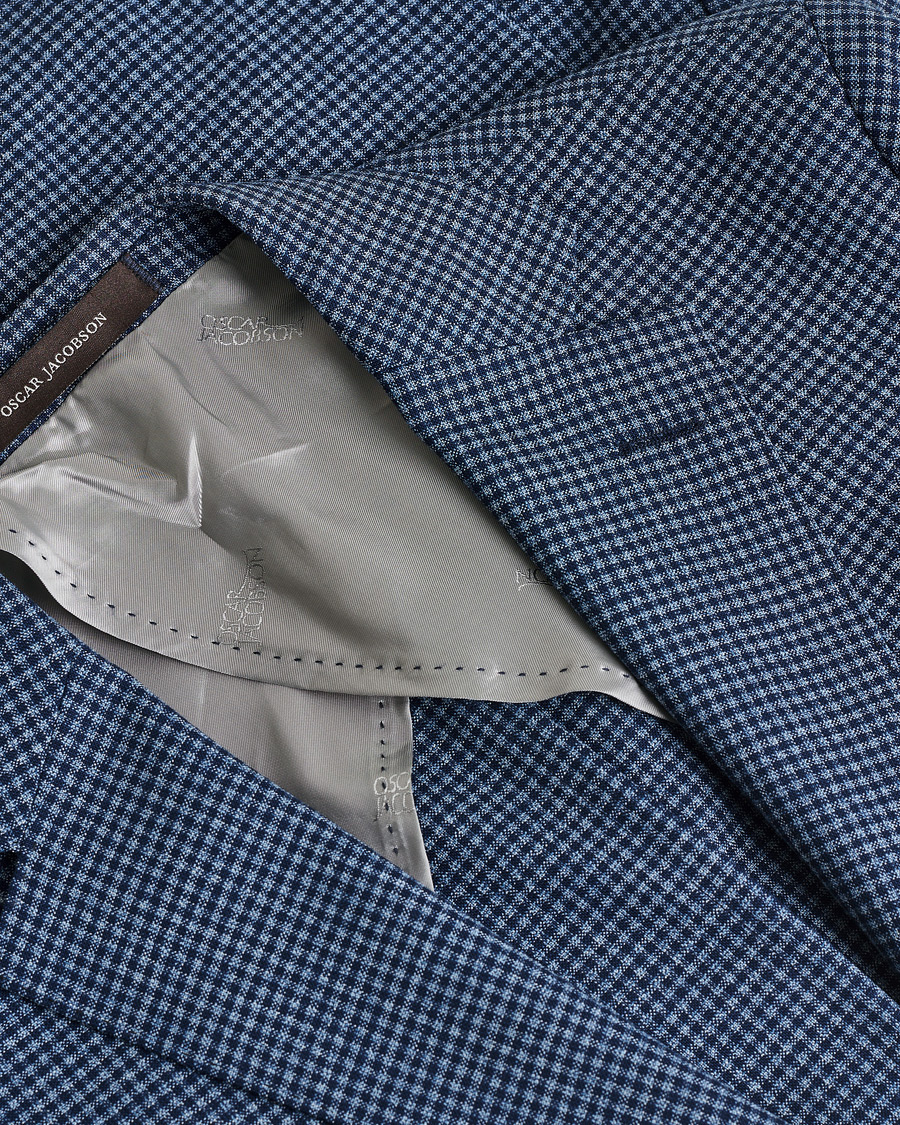 Men | Pre-owned Blazers | Pre-owned | Oscar Jacobson Ferry Check Wool Blazer Multi