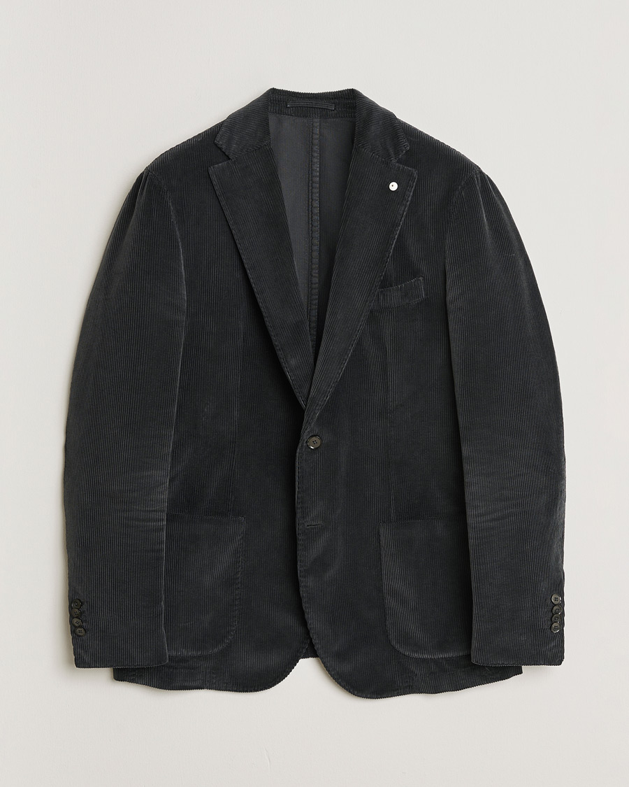 Men | L.B.M. 1911 Jack Corduroy Blazer Grey 54 | Pre-owned | L.B.M. 1911 Jack Corduroy Blazer Grey 54
