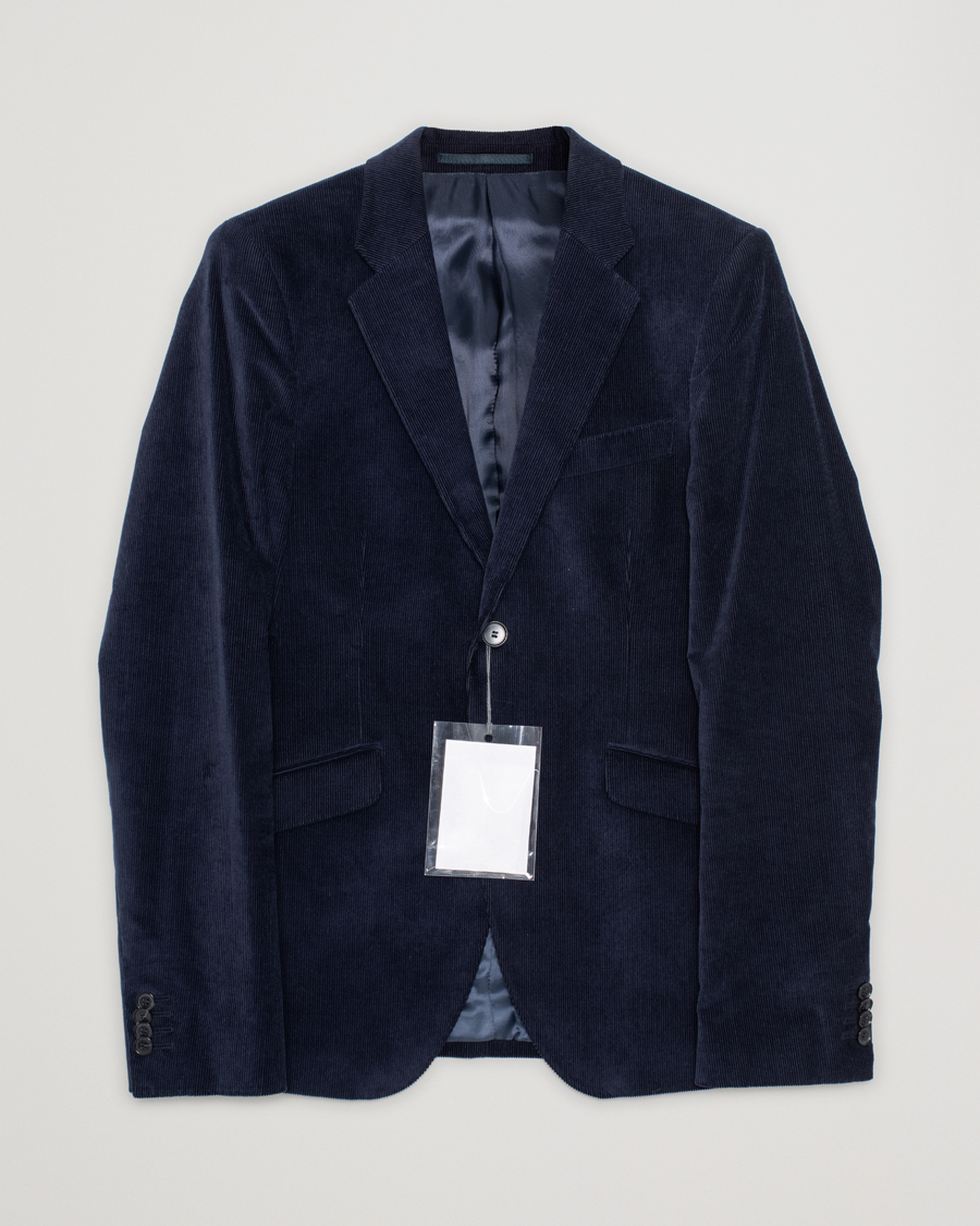 Men | Blazers | Pre-owned | Acne Studios Wall St Corduroy Blazer Navy 48
