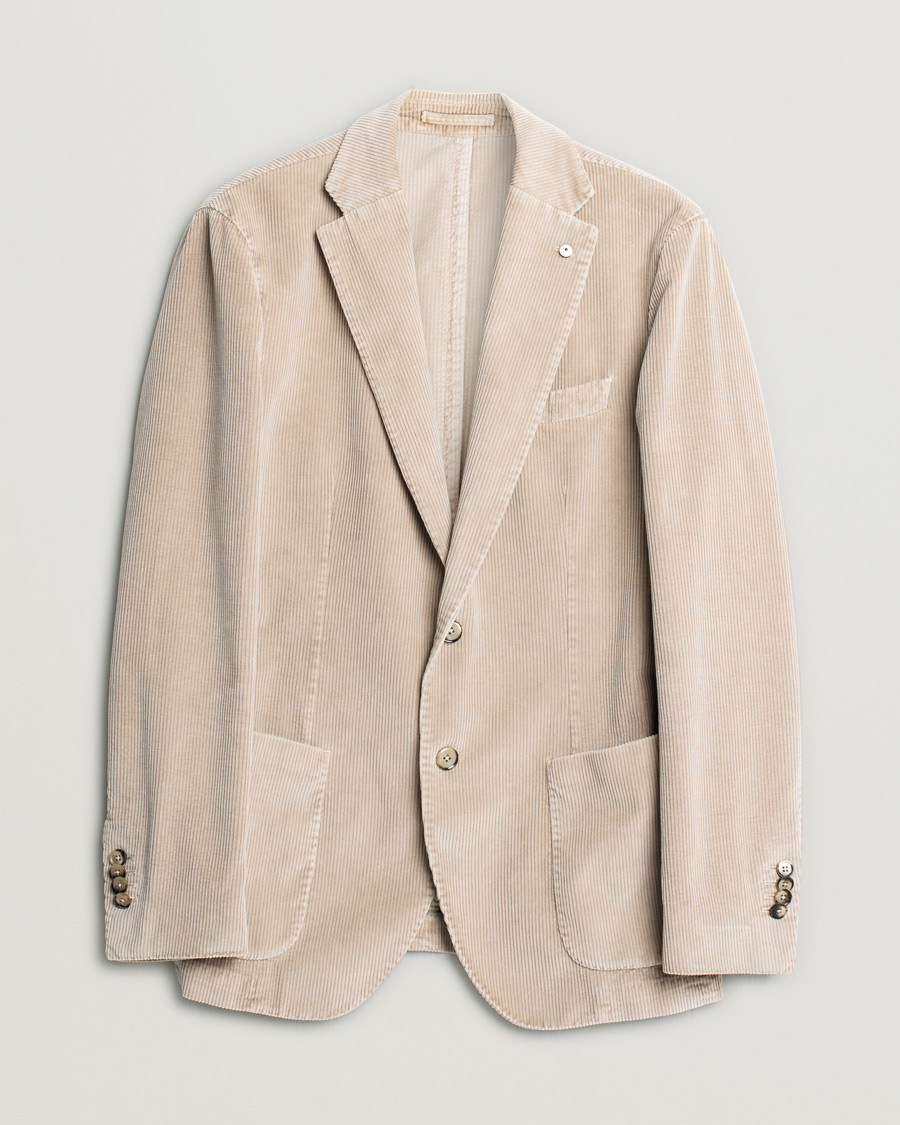 Men | Blazers | Pre-owned | L.B.M. 1911 Jack Corduroy Blazer Beige