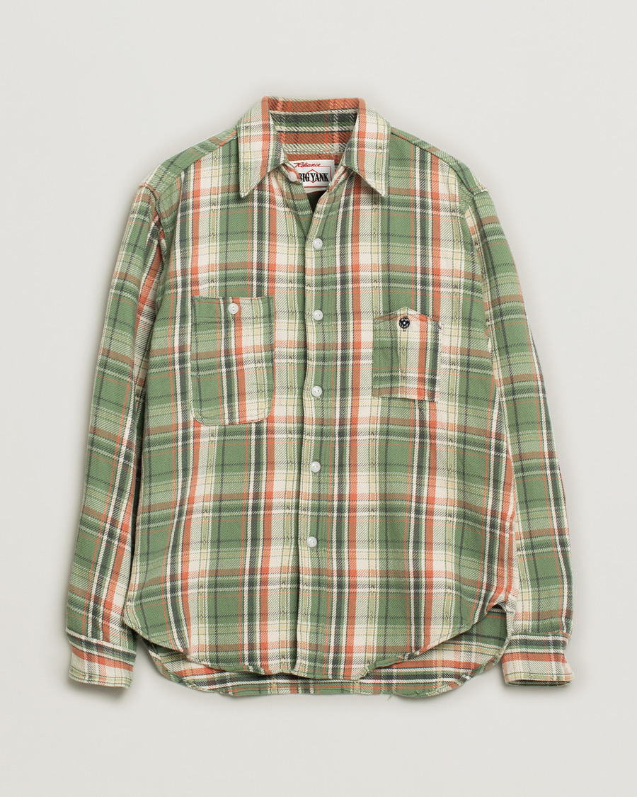 Men | Shirts | Pre-owned | Big Yank 1942 Flannel Shirt Green Check S