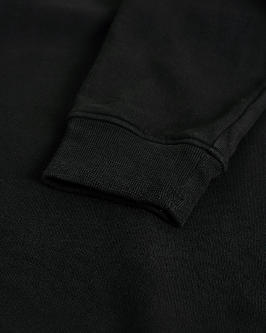 Men | Sweaters & Knitwear | Pre-owned | Stone Island Garment Dyed Fleece Half Zip Black