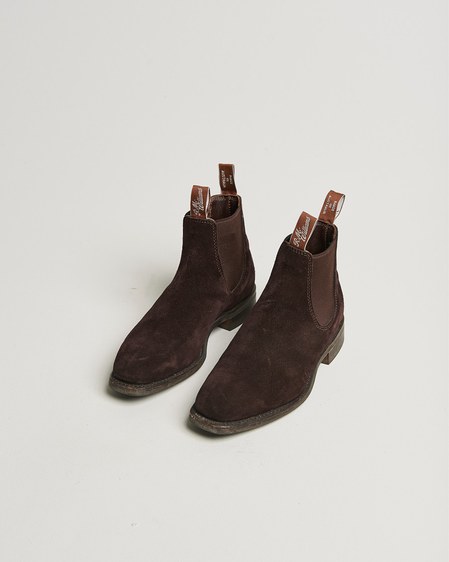 Men | R.M.Williams Comfort Craftsman G Boot Chocolate Suede | Pre-owned | R.M.Williams Comfort Craftsman G Boot Chocolate Suede