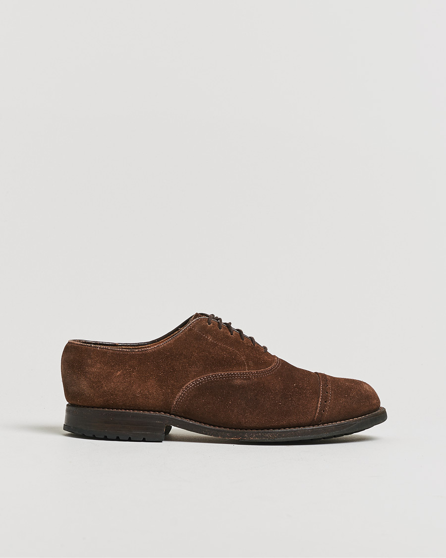 Men | Pre-owned Welted shoes | Pre-owned | Allen Edmonds Barlow Oxford Dark Brown Suede UK8,5 - EU42