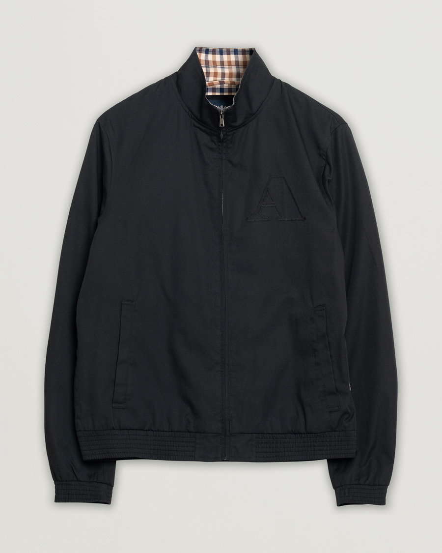 Men | Coats & Jackets | Pre-owned | Aquascutum Harrington Jacket Black S