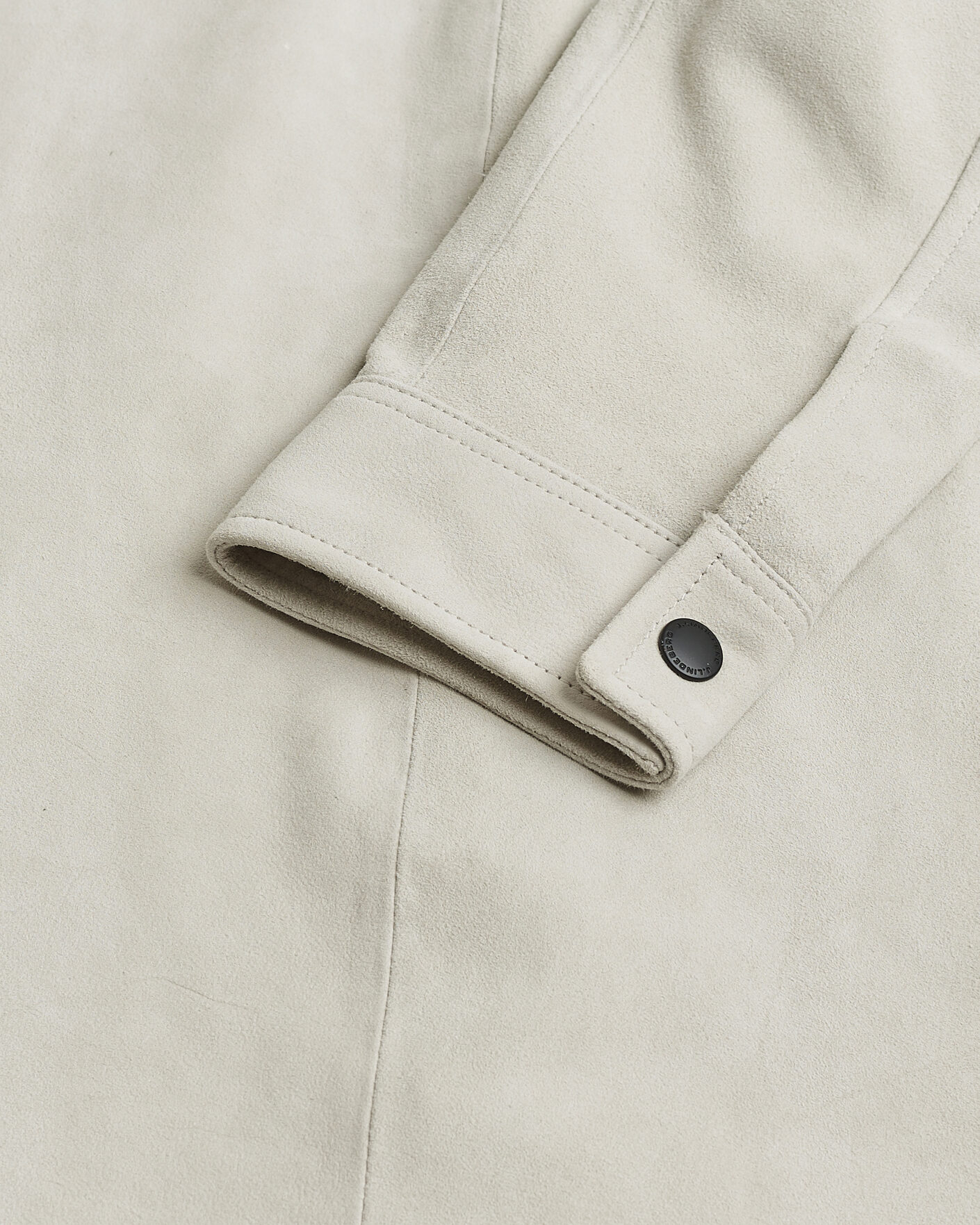 Men | J.Lindeberg Wilden Suede Overshirt Moonbeam M | Pre-owned | J.Lindeberg Wilden Suede Overshirt Moonbeam M
