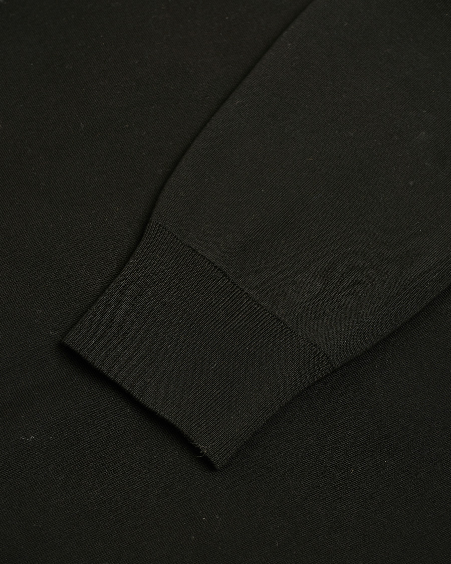 Men | Moncler Hybrid Zip Cardigan Black | Pre-owned | Moncler Hybrid Zip Cardigan Black