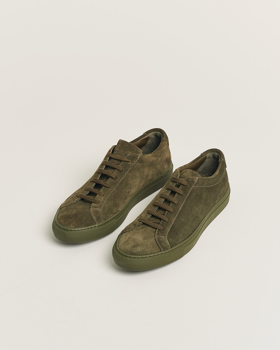 Men | Pre-owned Shoes | Pre-owned | Common Projects Original Achilles Suede Sneaker Army Green 40