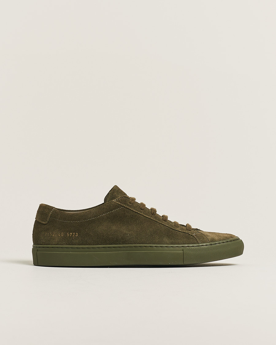 Men | Pre-owned Shoes | Pre-owned | Common Projects Original Achilles Suede Sneaker Army Green 40